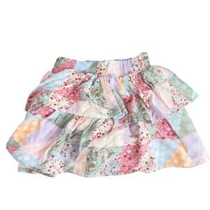Garanimals Toddler Girls Patchwork Floral‎ Tiered Boho Beachy Ruffle Skirt 2T